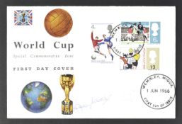 ENGLAND FOOTBALL - BOBBY MOORE (1941-1993) - SIGNED FDC