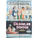 CARRY ON AGAIN DOCTOR (1969) - ORIGINAL TURKISH ONE SHEET POSTER