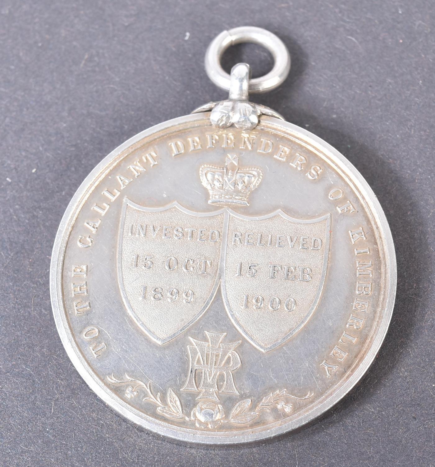 ANGLO-BOER WAR - SOUTH AFRICA - SCARCE KIMBERLEY MEDAL - Image 3 of 3