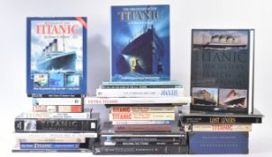 RMS TITANIC - COLLECTION OF ASSORTED BOOKS