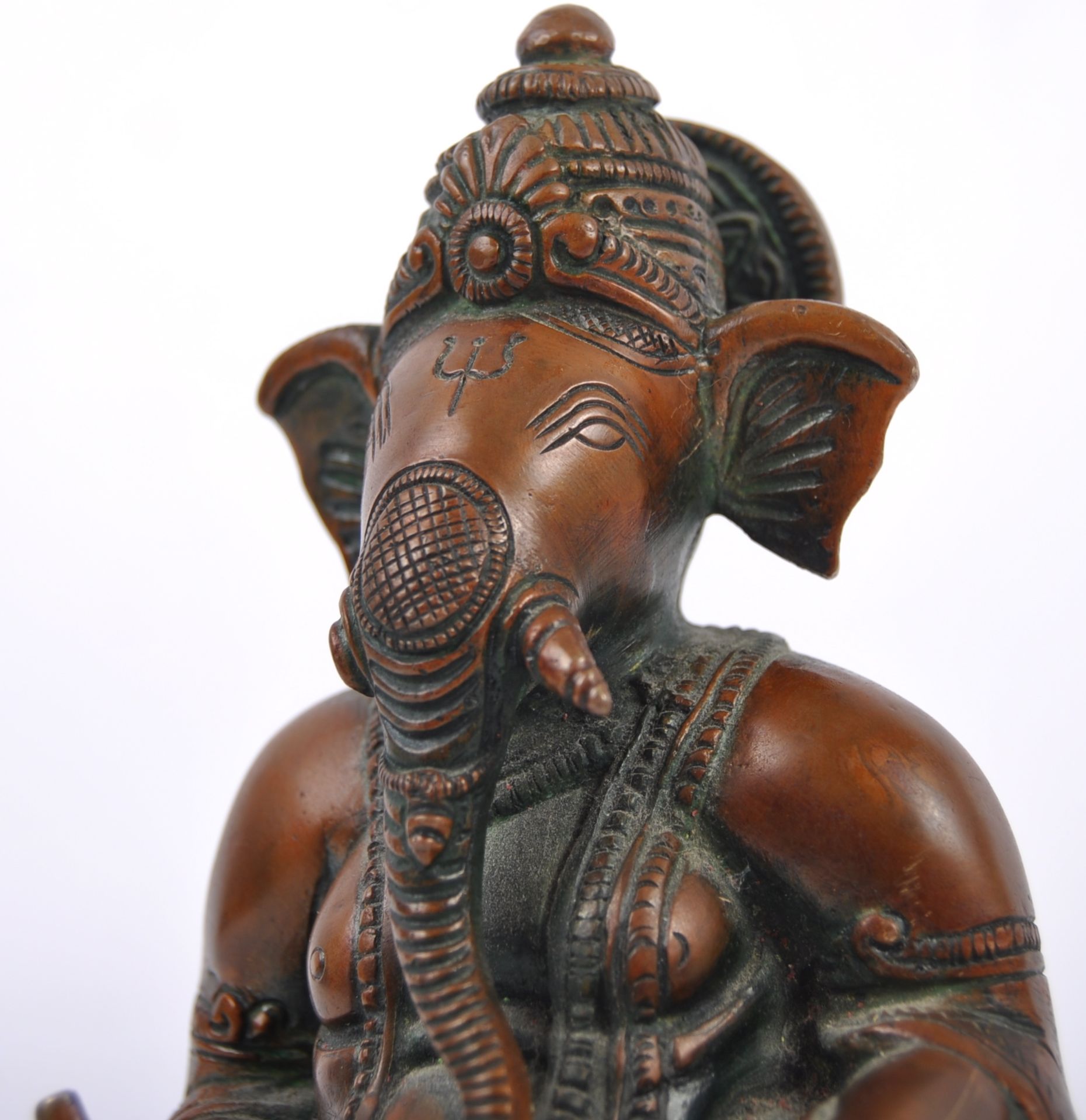 EARLY 20TH CENTURY BRONZE FIGURINE OF GANESH - Bild 5 aus 7