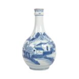 18TH CENTURY CHINESE BOTTLE SHAPED VASE