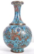 EARLY 20TH CENTURY CHINESE CLOISONNE VASE