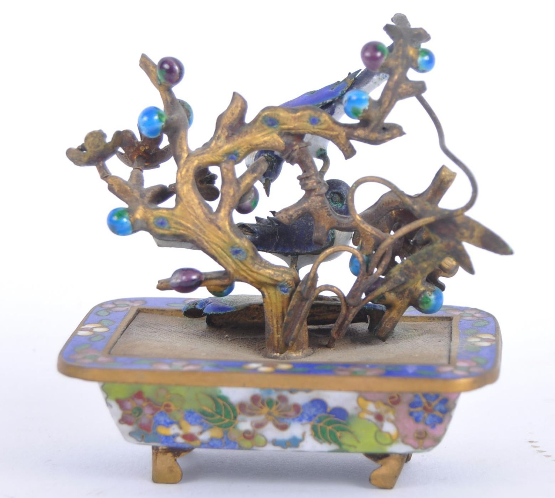 EARLY 20TH CENTURY CHINESE CLOISONNE BONSAI TREE - Image 3 of 5