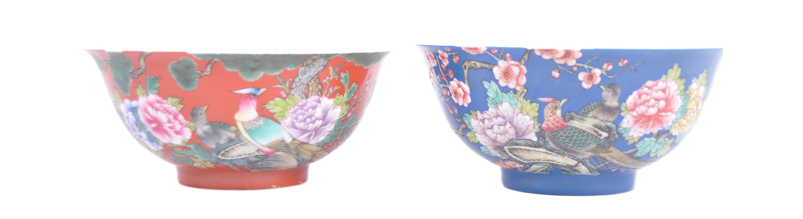 PAIR OF 20TH CENTURY CHINESE REPUBLIC PORCELAIN BOWLS