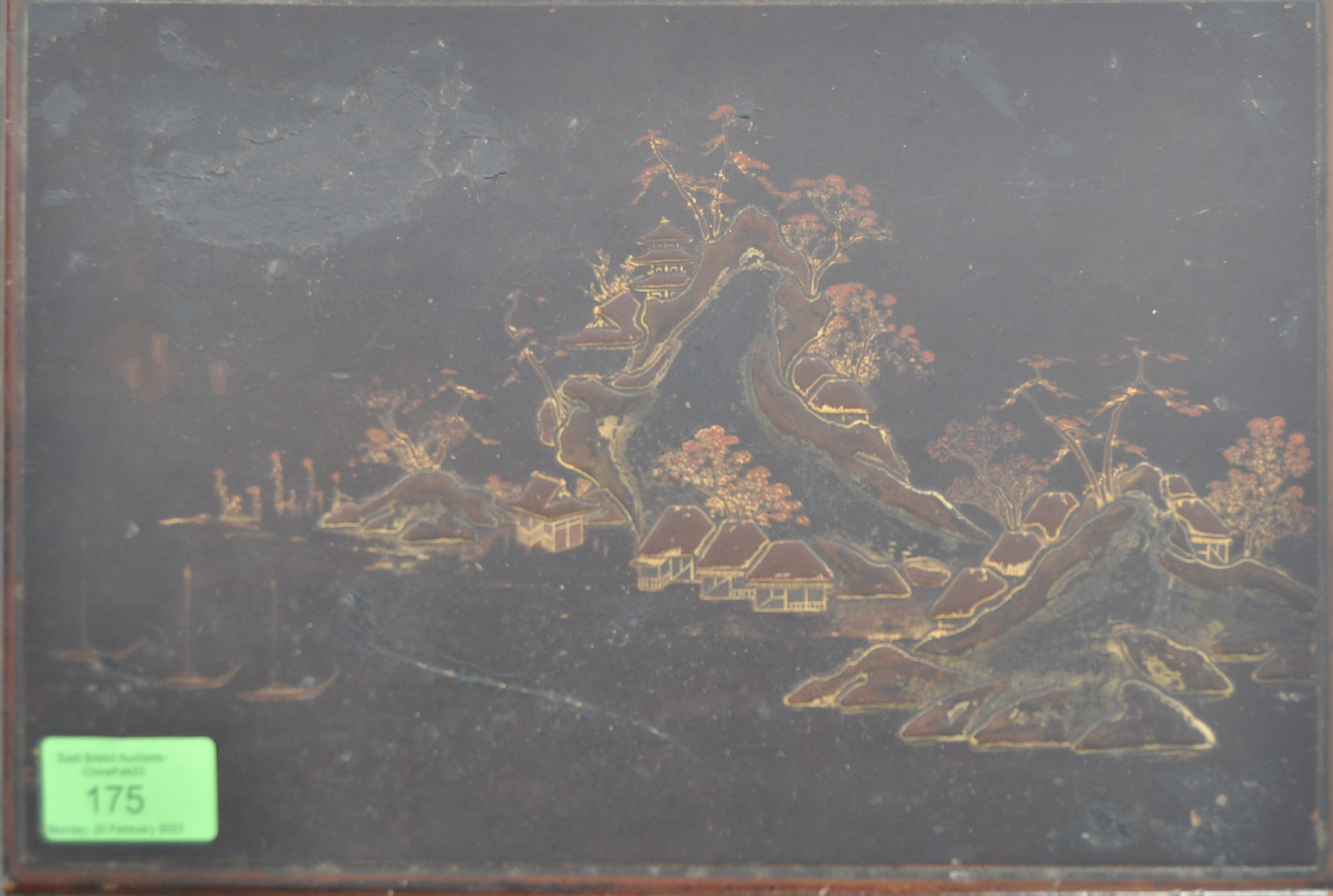 19TH CENTURY JAPANESE BLACK LACQUER BOX - Image 5 of 9