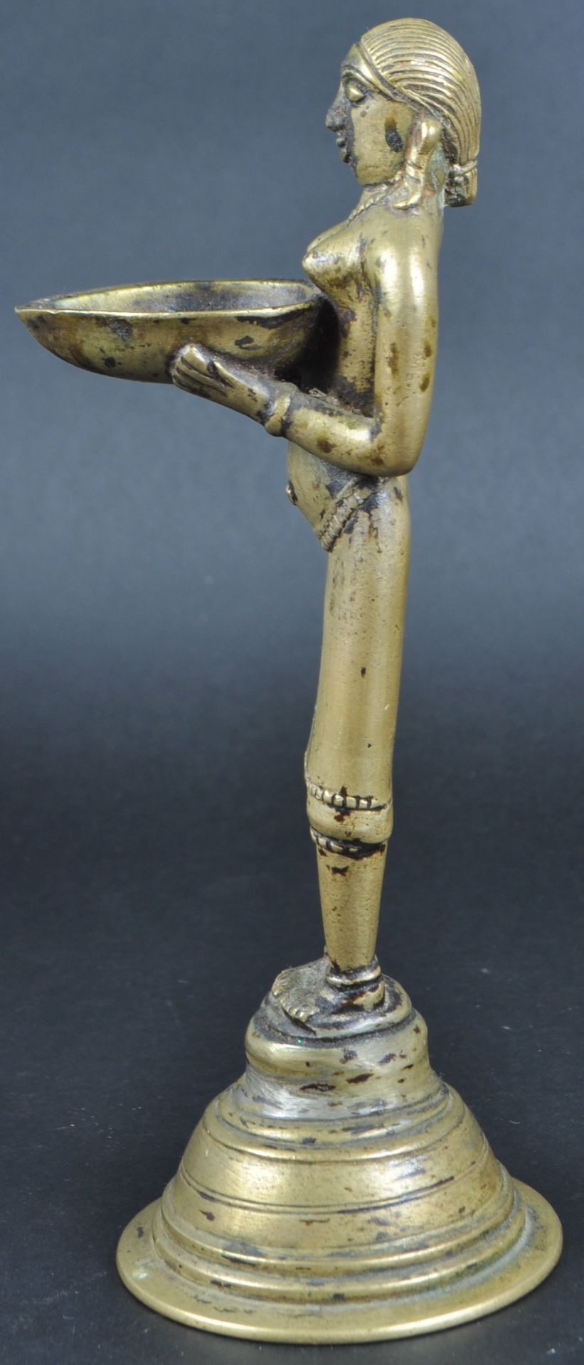 EARLY 20TH CENTURY AFRICAN TRIBAL METAL FIGURINE - Bild 2 aus 6