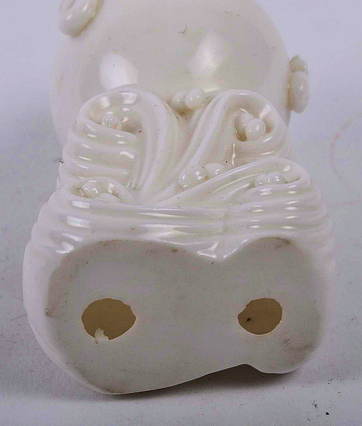 CHINESE DEHUA PORCELAIN DRAGON & FLAMING PEARL - Image 9 of 9