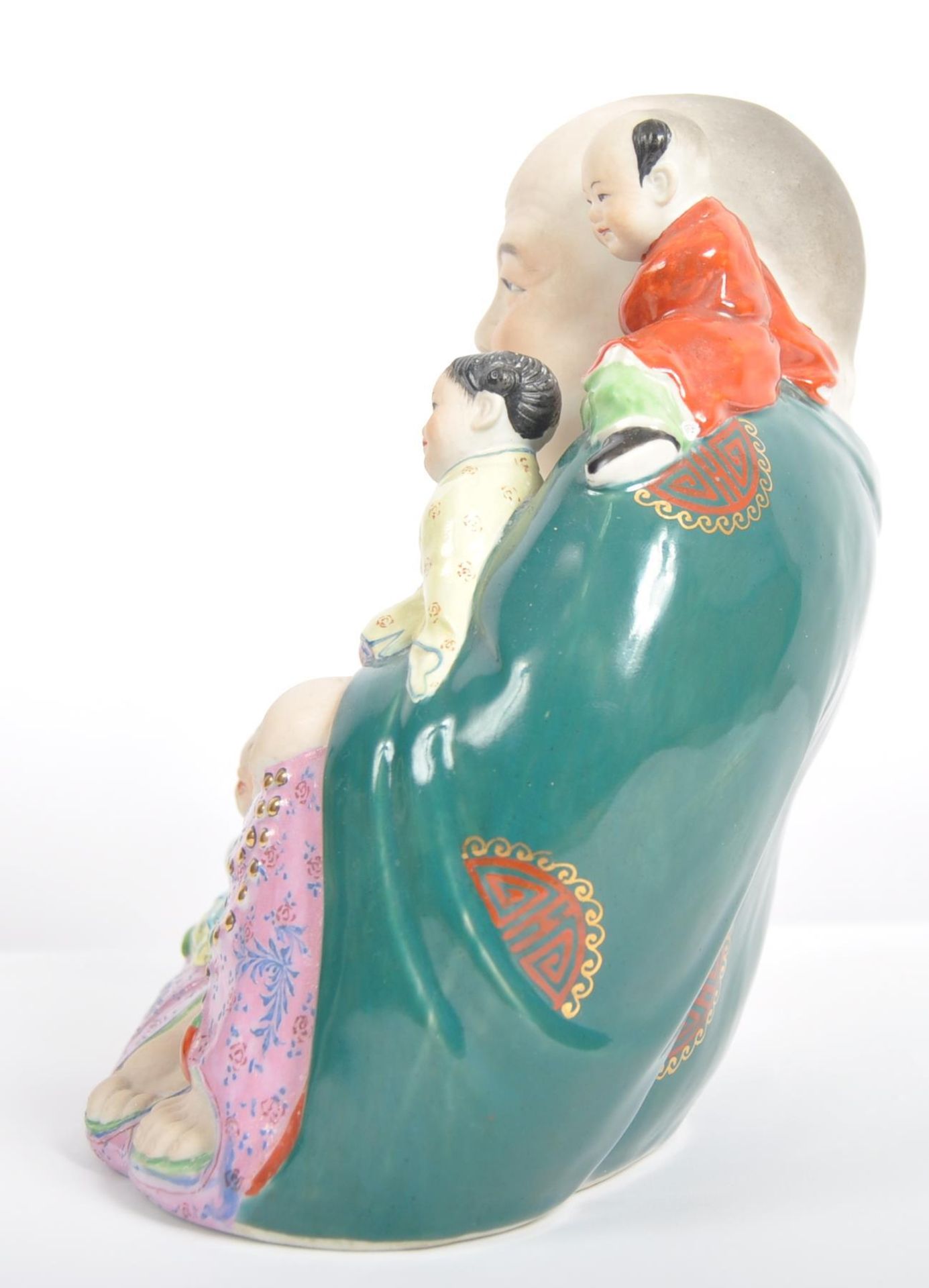 EARLY 20TH CENTURY CHINESE REPUBLIC LAUGHING BUDDHA - Image 4 of 7