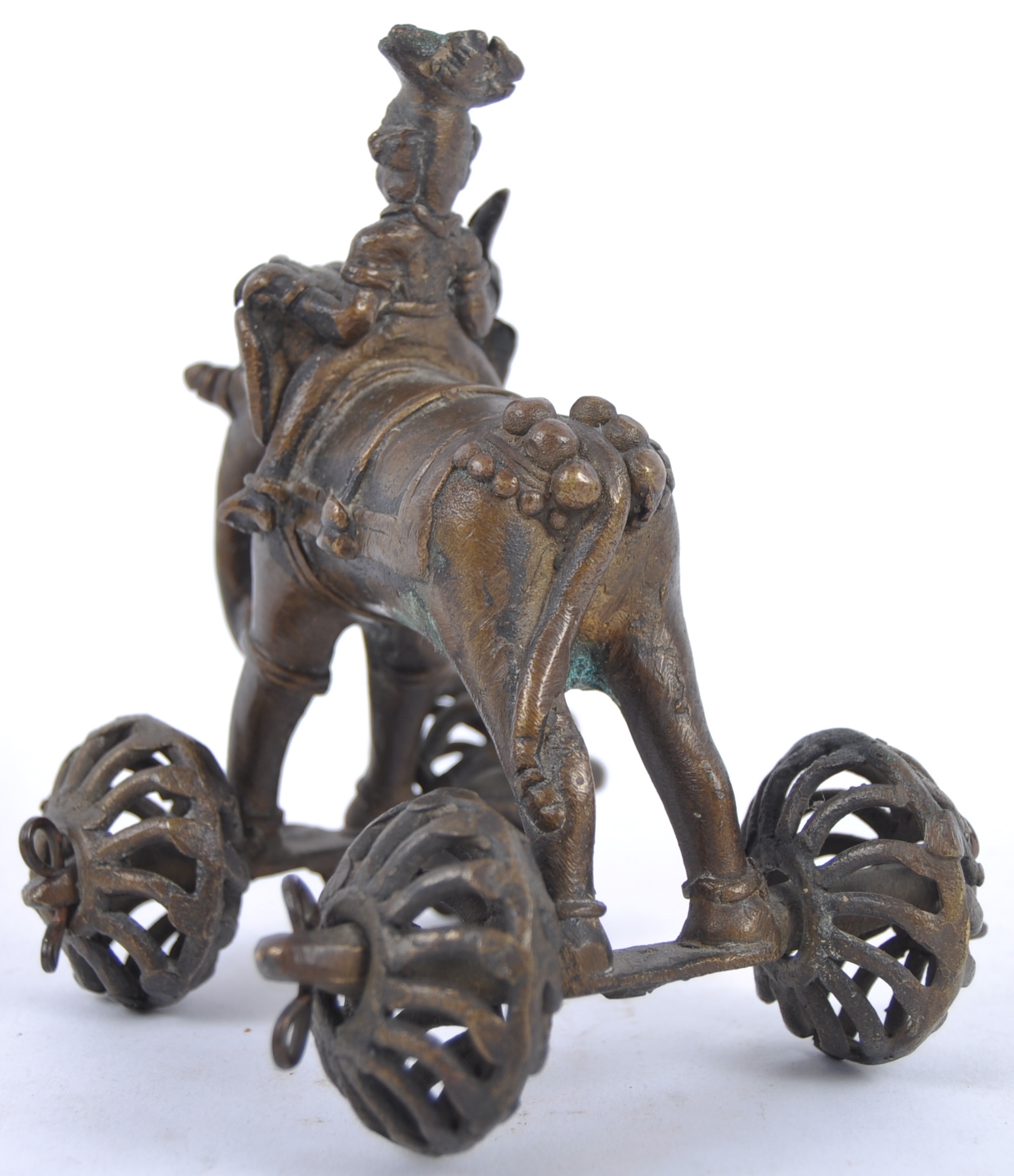 19TH CENTURY BRONZE HINDU TEMPLE TOY - Image 3 of 7