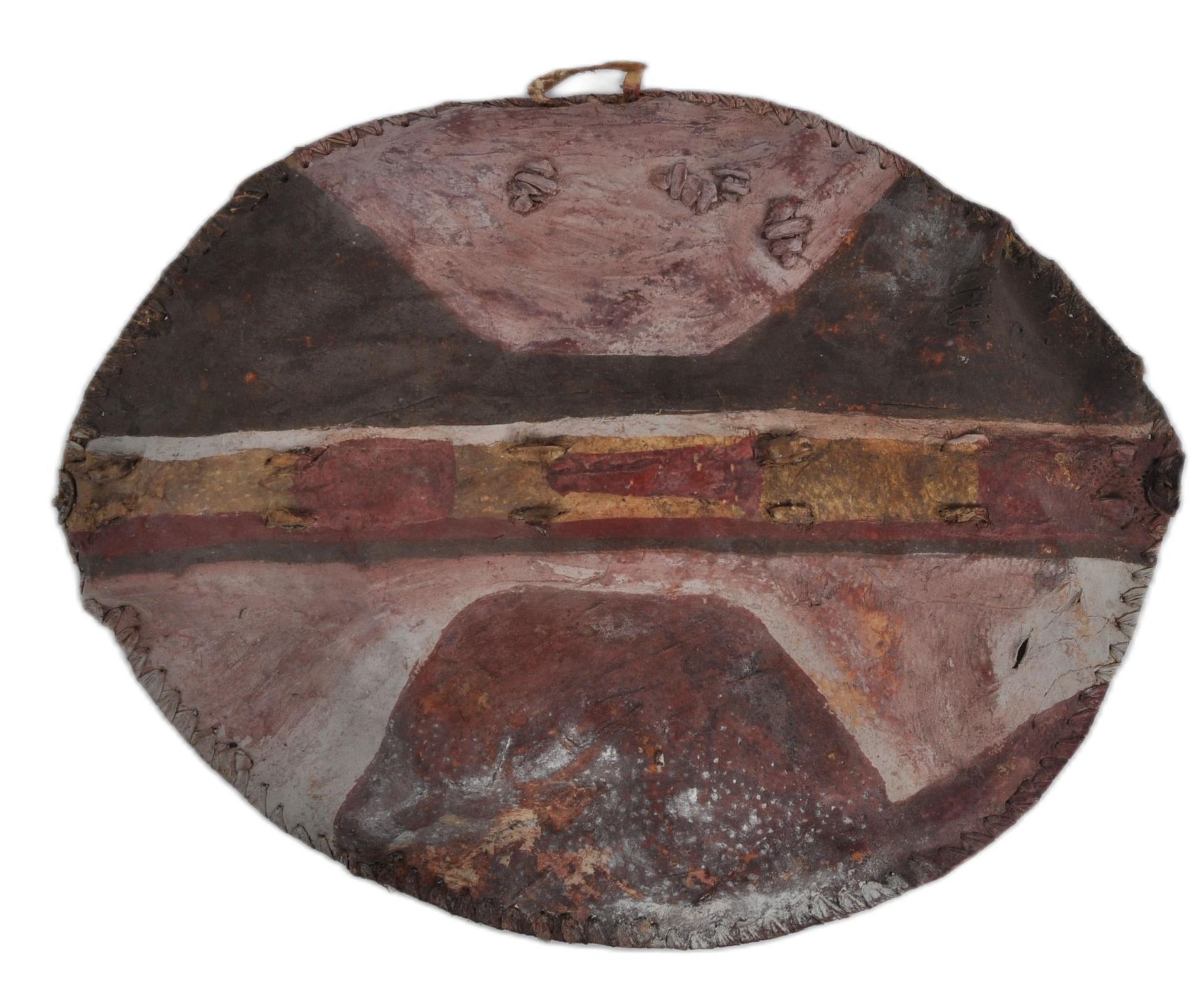 20TH CENTURY AFRICAN WITCH DOCTORS MASK AND SHIELD - Image 2 of 10