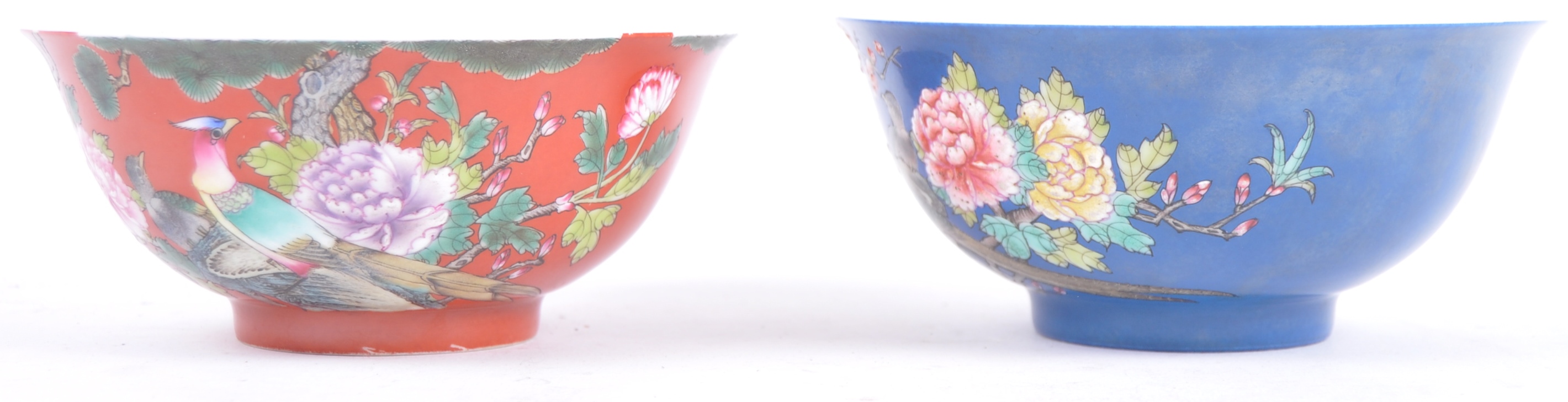 PAIR OF 20TH CENTURY CHINESE REPUBLIC PORCELAIN BOWLS - Image 4 of 6