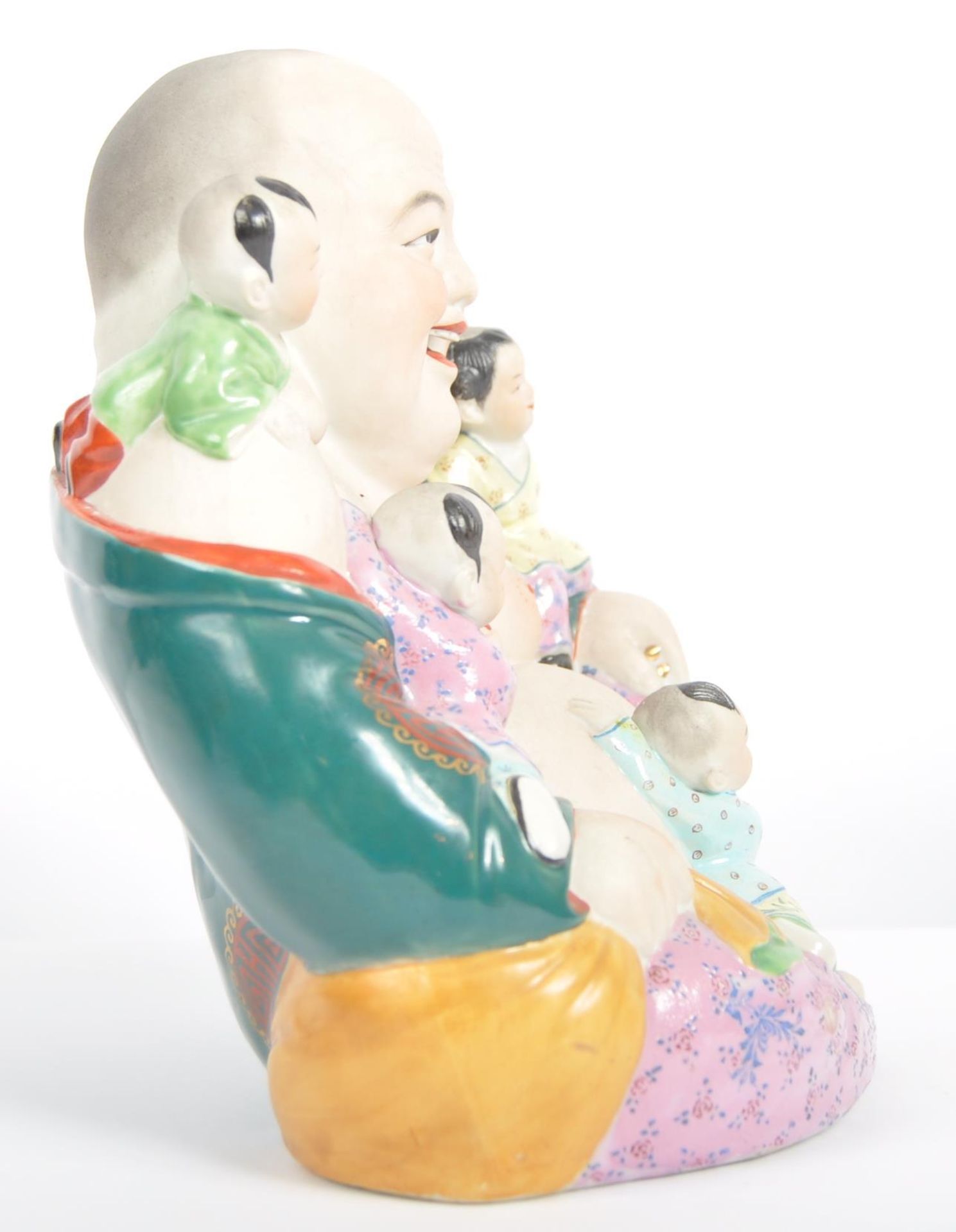 EARLY 20TH CENTURY CHINESE REPUBLIC LAUGHING BUDDHA - Image 2 of 7