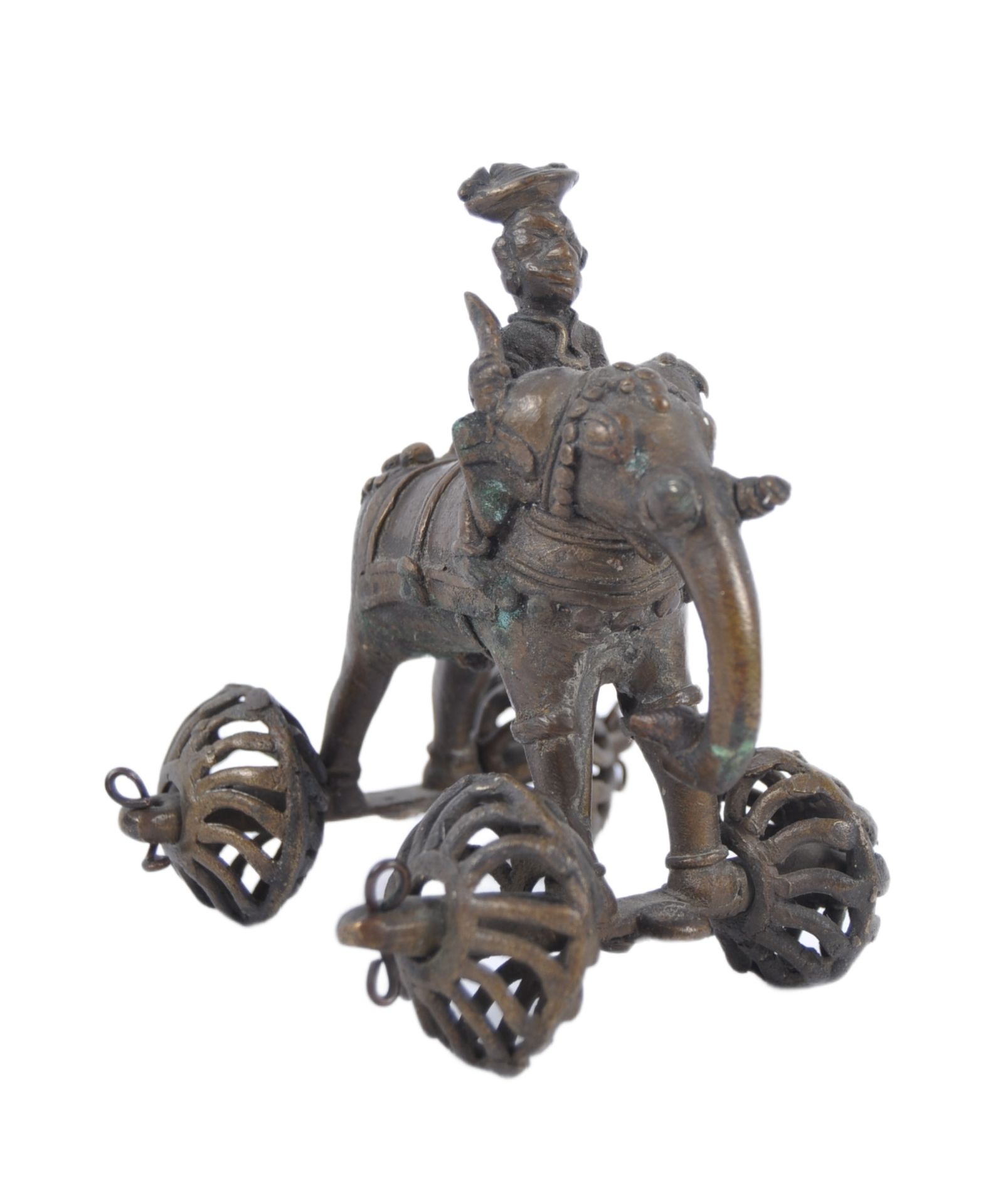 19TH CENTURY BRONZE HINDU TEMPLE TOY