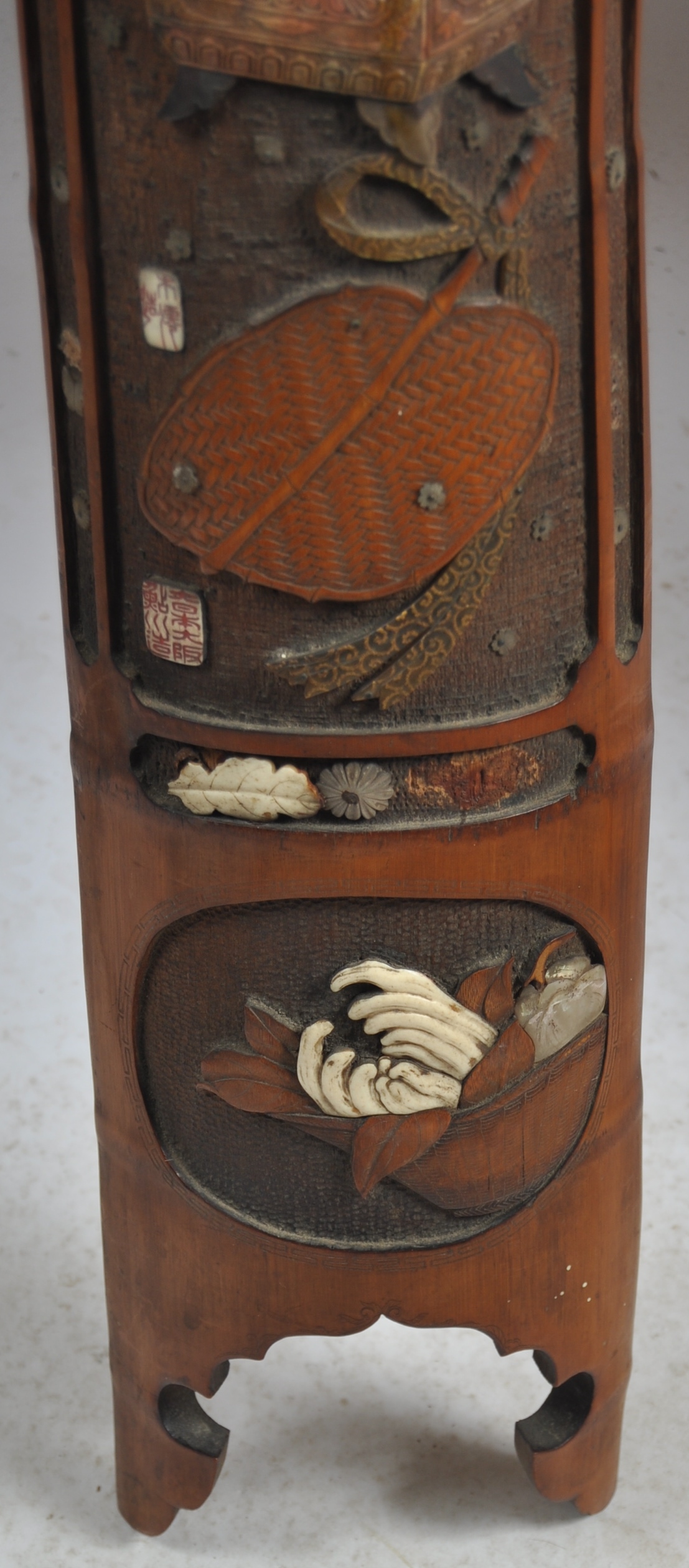 PAIR OF 19TH CENTURY JAPANESE BAMBOO WALL PANELS - Image 6 of 12