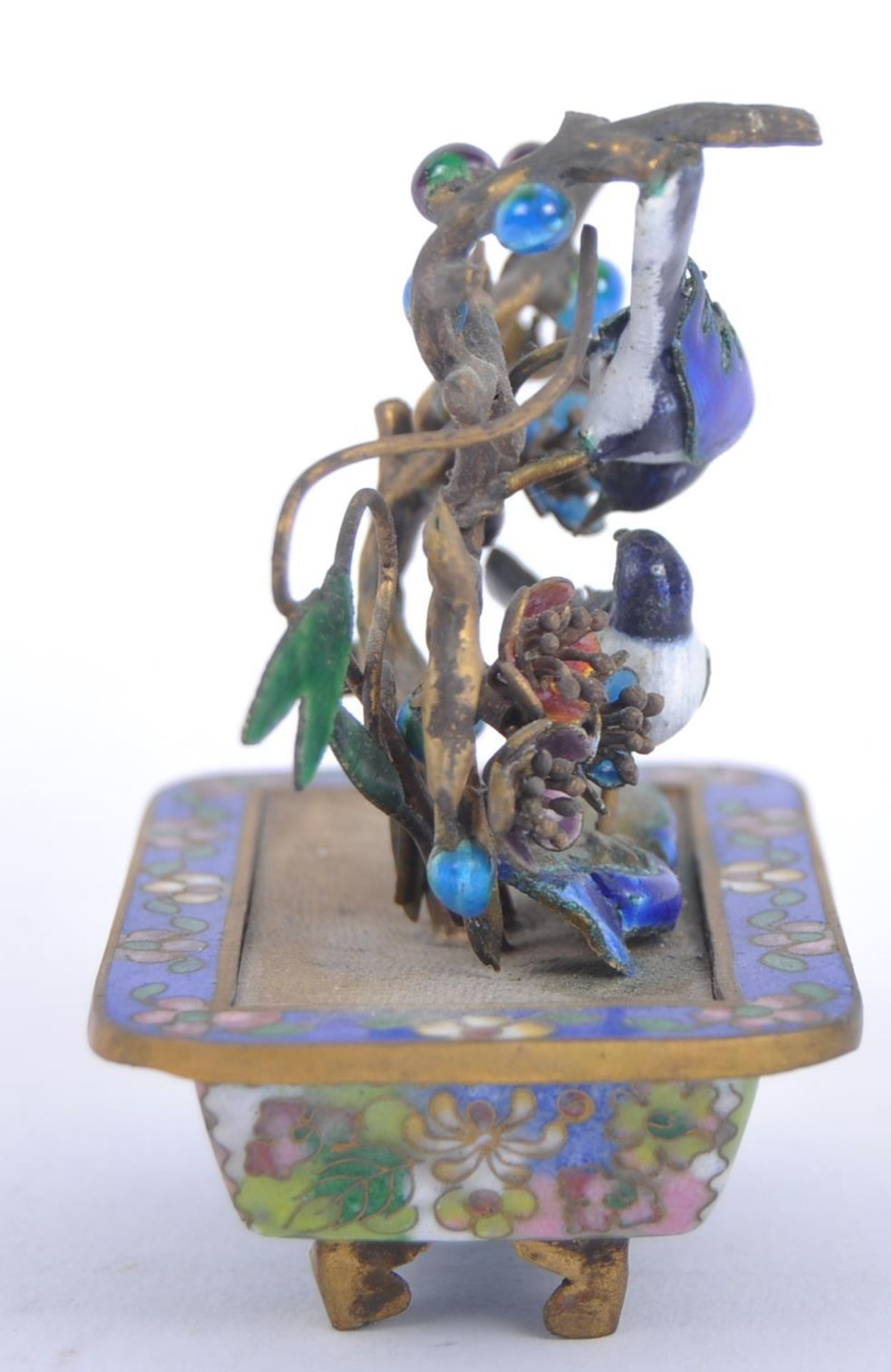 EARLY 20TH CENTURY CHINESE CLOISONNE BONSAI TREE - Image 2 of 5