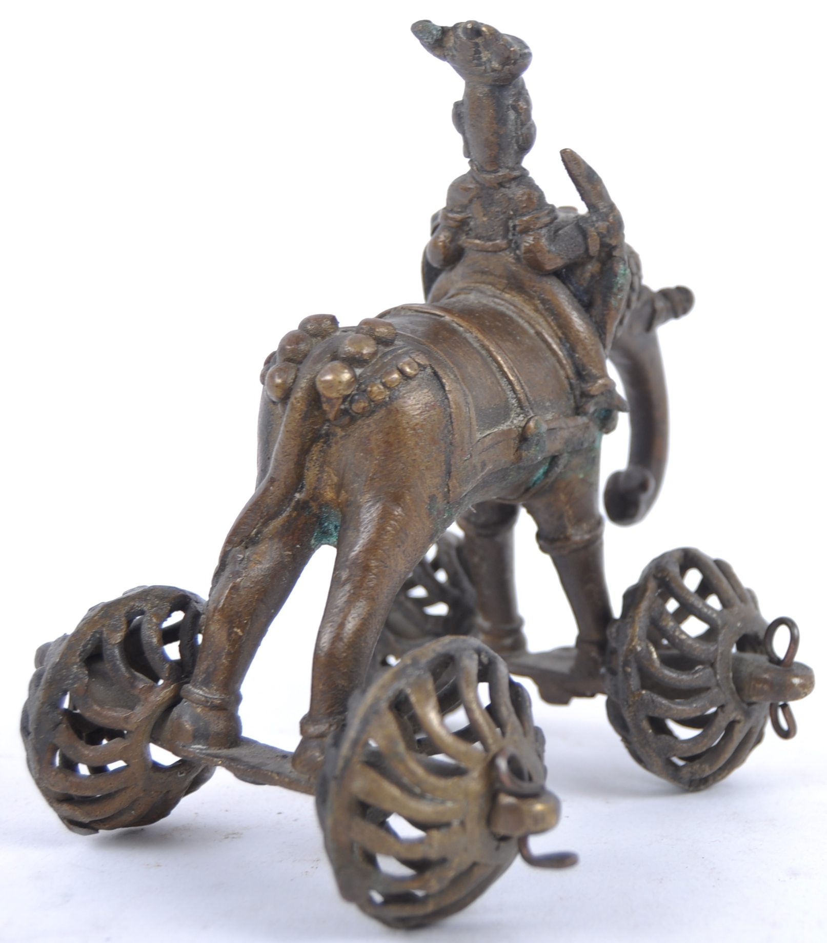 19TH CENTURY BRONZE HINDU TEMPLE TOY - Image 4 of 7