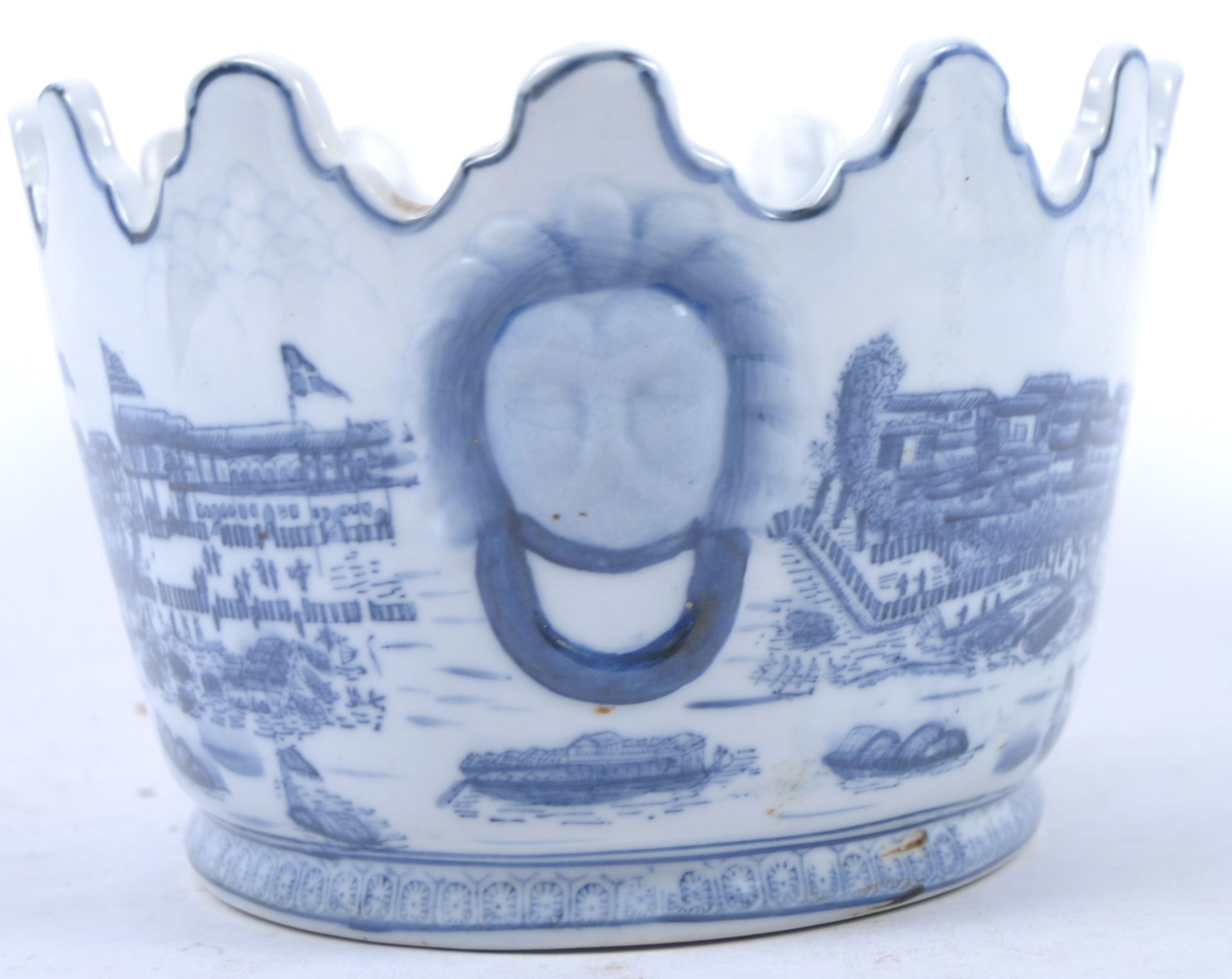 19TH CENTURY CHINESE BLUE & WHITE BOWL - Bild 4 aus 6