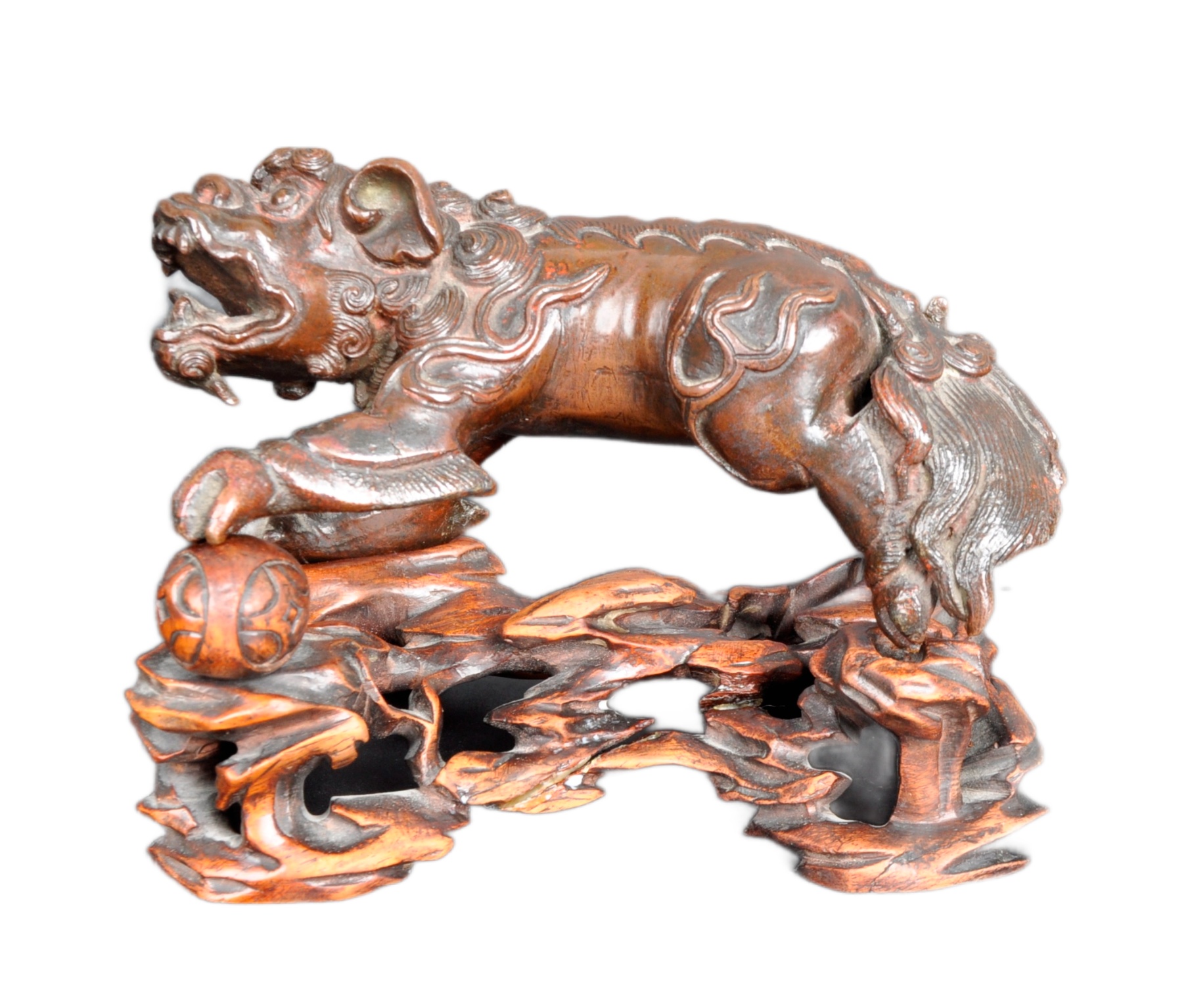 18TH CENTURY CHINESE BRONZE FOO DOG