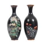 PAIR OF 20TH CENTURY CHINESE CLOISONNE VASES