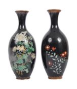 PAIR OF 20TH CENTURY CHINESE CLOISONNE VASES
