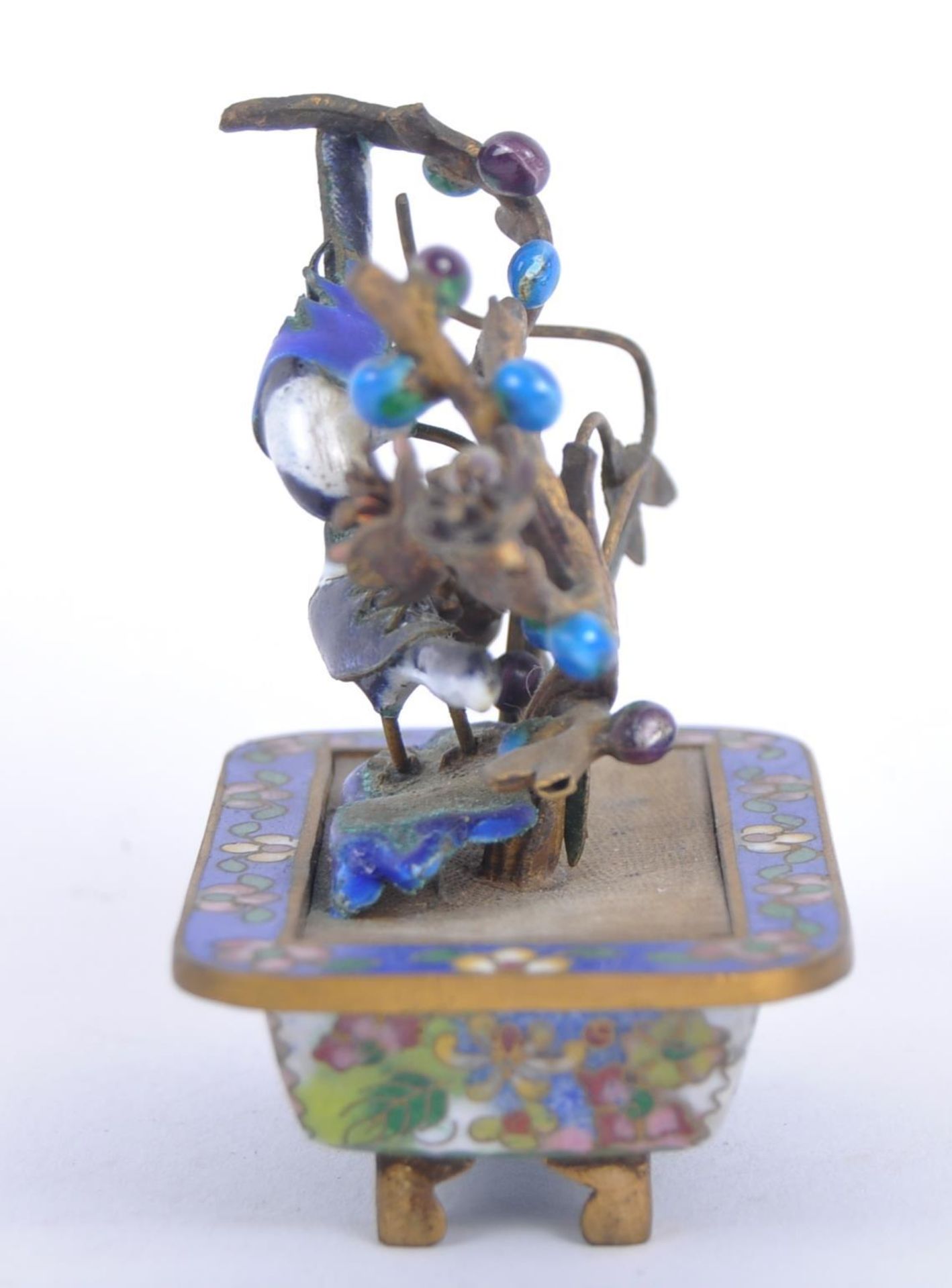 EARLY 20TH CENTURY CHINESE CLOISONNE BONSAI TREE - Image 4 of 5