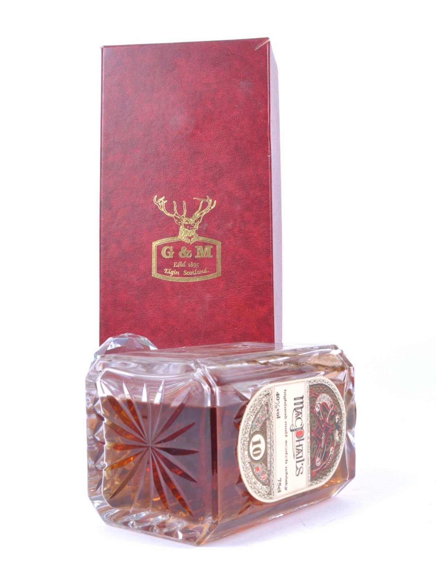 GORDON & MACPHAILS CRYSTAL DECANTER IN BOX - Image 5 of 7