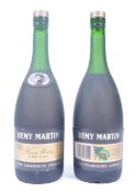 TWO BOTTLES OF REMY MARTIN FINE CHAMPAGNE COGNAC