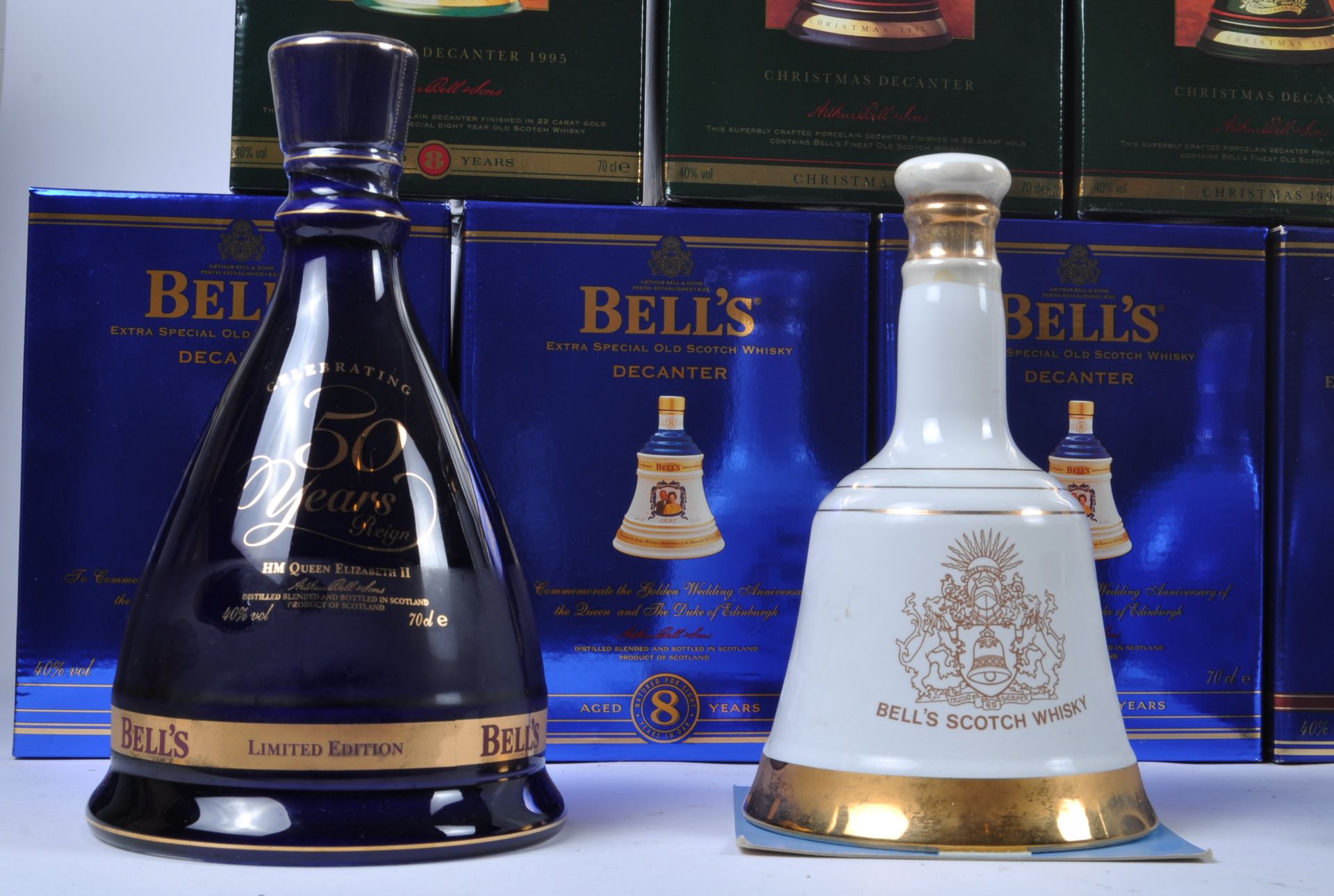 LARGE COLLECTION OF BELLS WHISKY DECANTERS - Image 3 of 6