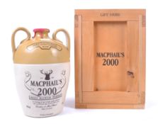 MACPHAIL'S 2000 TOTAL AGED 2L FLAGGON OF WHISKY