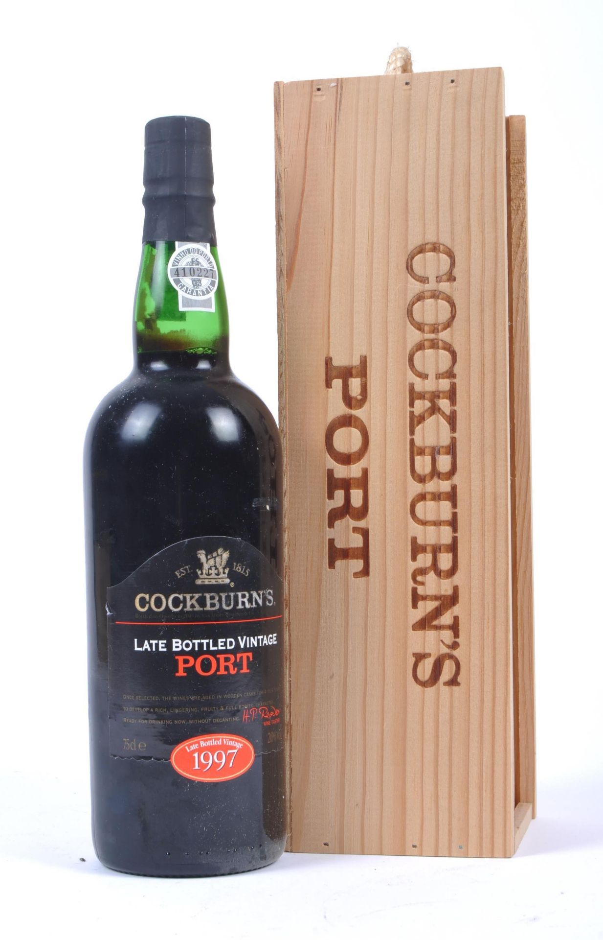 SINGLE BOXED BOTTLE OF 1997 COCKBURNS PORT