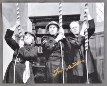 FRANK WILLIAMS - DADS ARMY - AUTOGRAPHED 8X10" COLOUR PHOTO