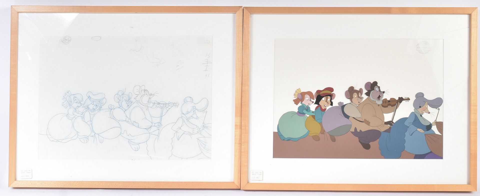DON BLUTH - AN AMERICAN TALE (1986) - ORIGINAL PRODUCTION ARTWORK