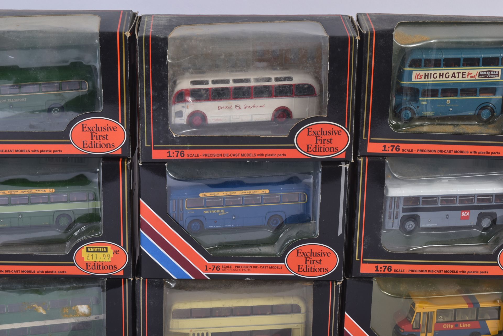 COLLECTION OF 1/76 SCALE DIECAST MODEL BUSES - Bild 4 aus 6