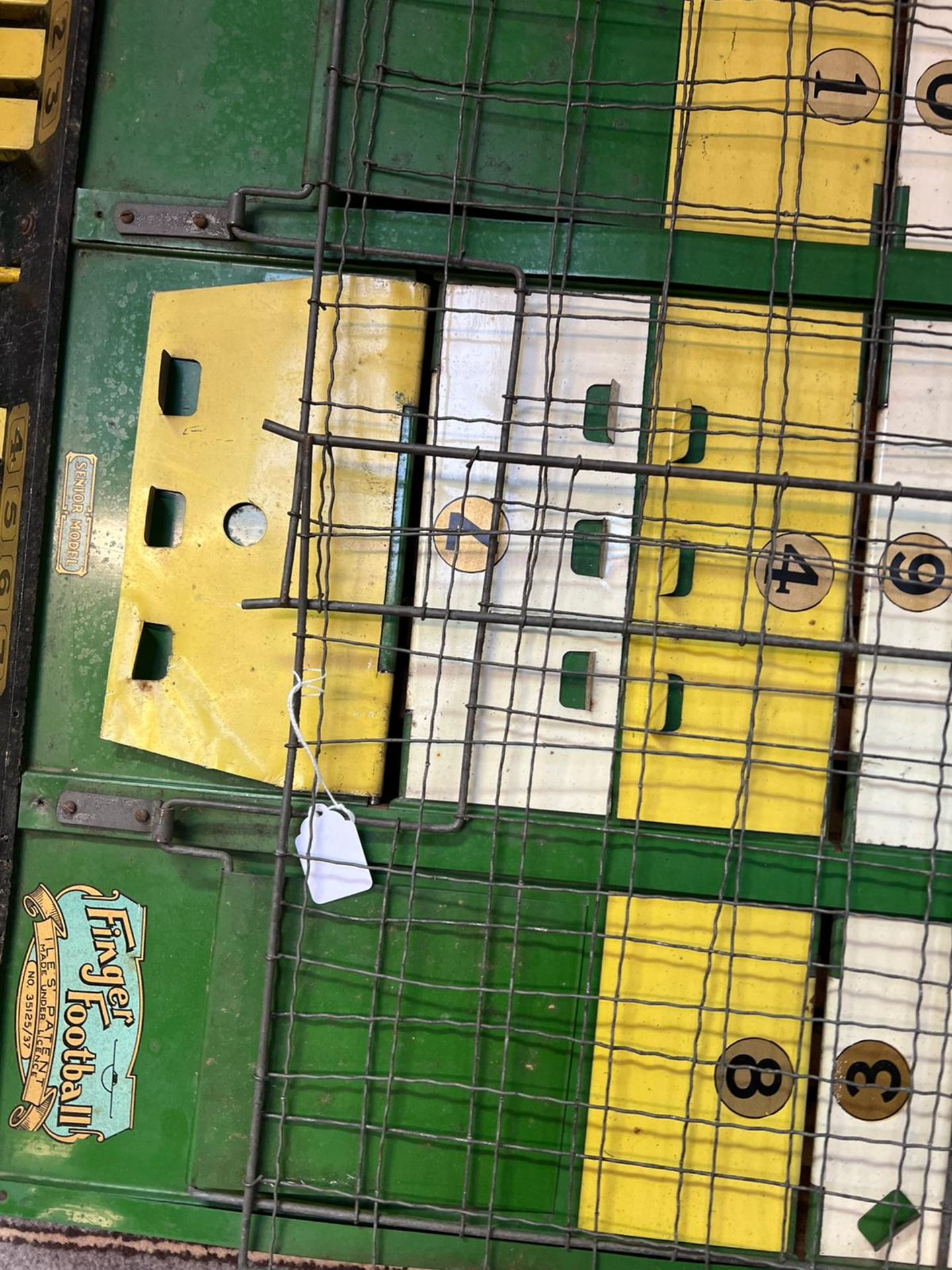 LARGE VINTAGE TINPLATE TABLE TOP FOOTBALL GAME - Image 4 of 5