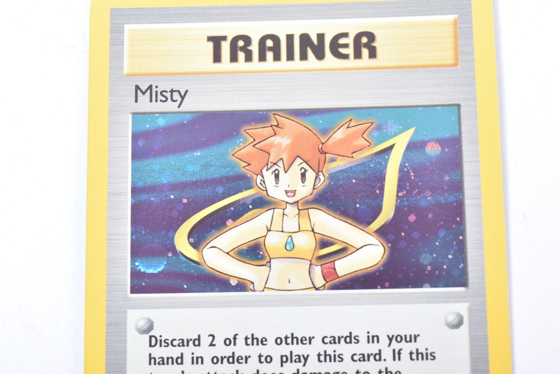 POKEMON - WOTC RARE FIRST EDITION MISTY HOLO CARD - Image 2 of 4