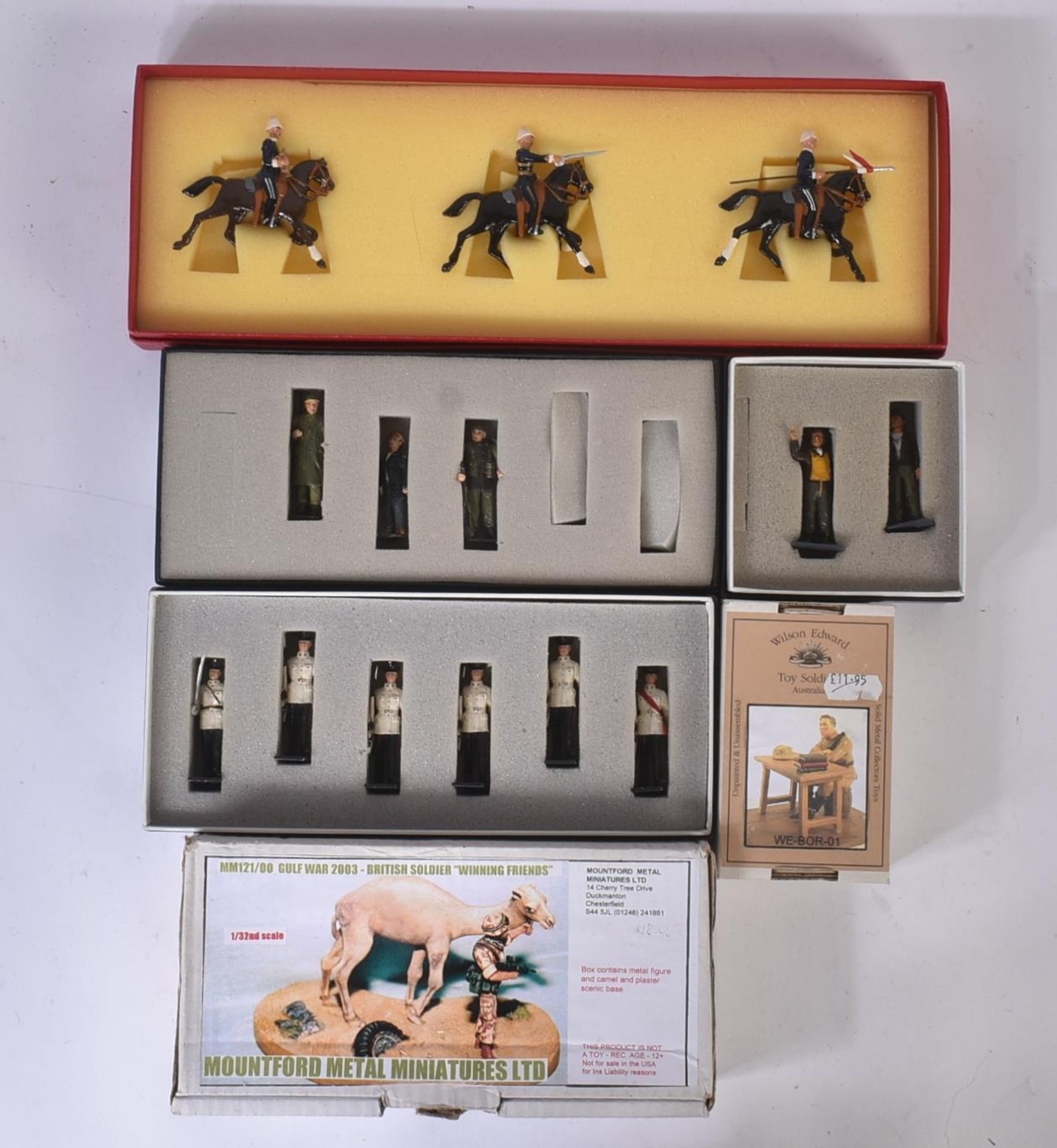 COLLECTION OF MINIATURE LEAD TOY SOLDIERS