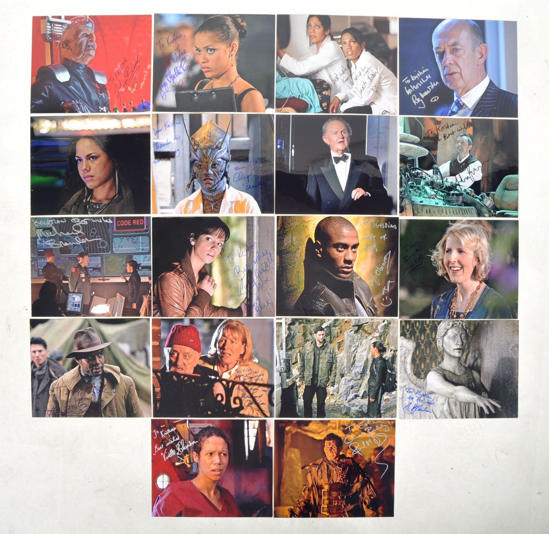 DOCTOR WHO - COLLECTION OF SIGNED 8X10" PHOTOGRAPHS