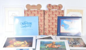 WALT DISNEY - COLLECTION OF OFFICIAL LITHOGRAPH ARTWORK