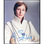 STAR WARS - GENEVIEVE O'REILLY - MON MOTHMA - SIGNED 8X10" - AFTAL