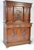 19TH CENTURY FRENCH WALNUT BUFFET DE CORPS CABINET