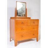 VINTAGE MINISTRY OF DEFENSE OAK DRESSING CHEST OF DRAWERS