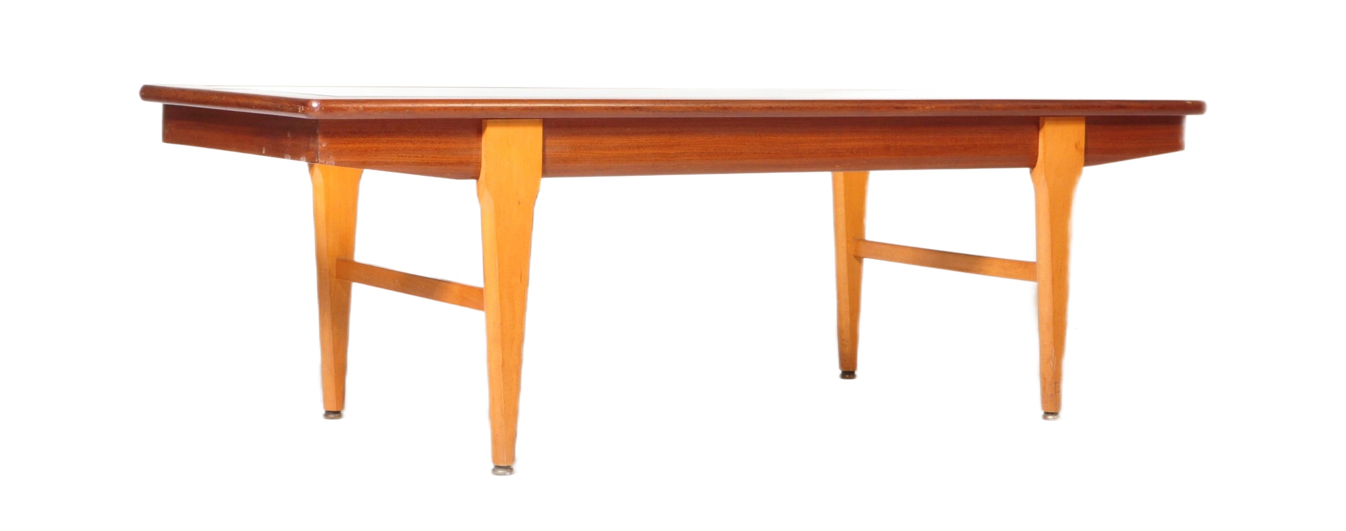 BRITISH MODERN DESIGN - MID CENTURY TEAK WOOD COFFEE TABLE