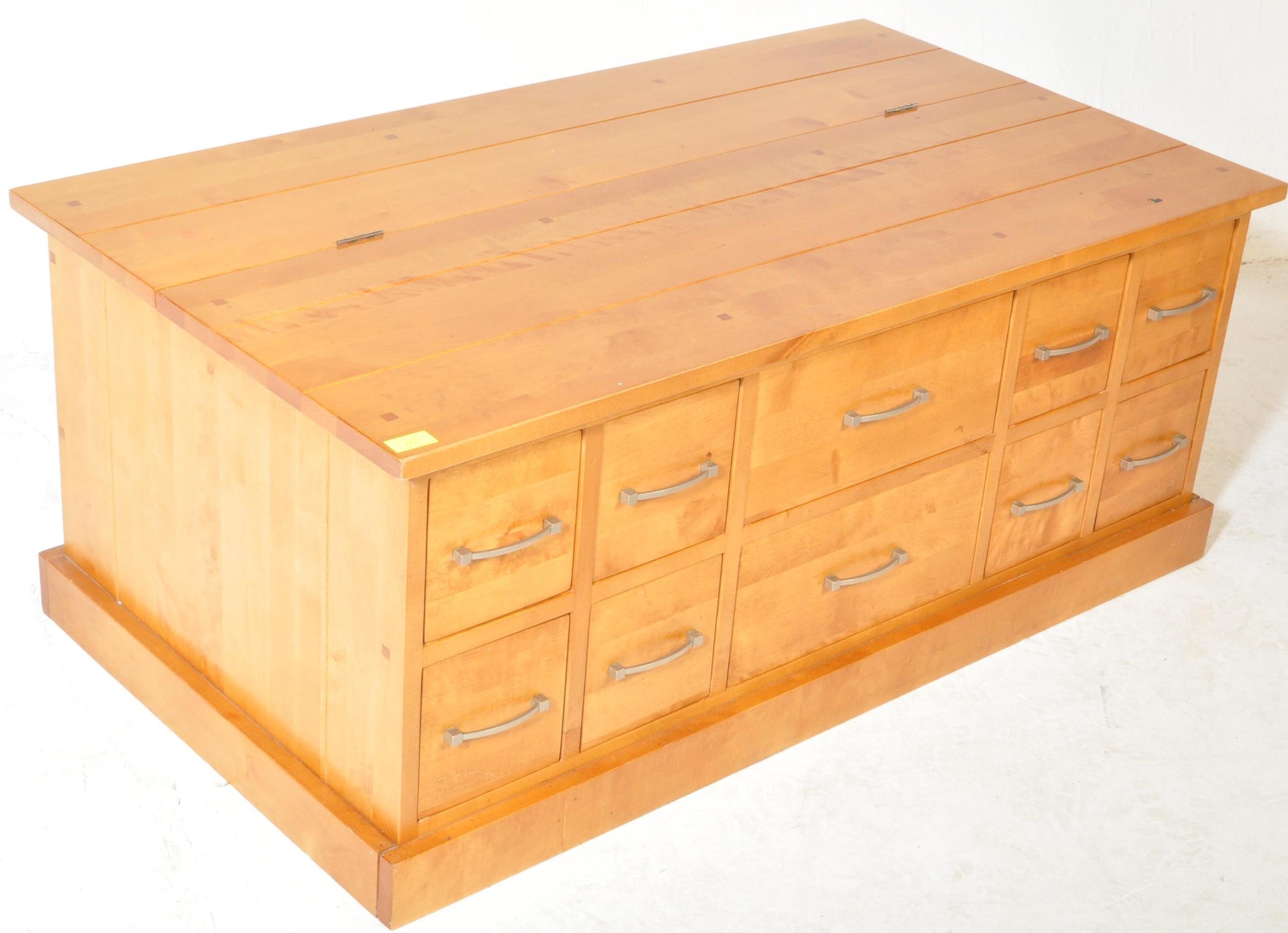 CONTEMPORARY MERCHANTS CHEST STYLE COFFEE TABLE - Image 2 of 6