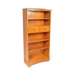 RETRO VINTAGE TEAK BOOKCASE CABINET