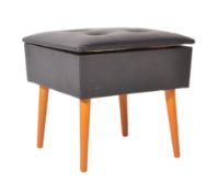 SHERBOURNE - MID 20TH CENTURY SEWING BOX FOOTSTOOL