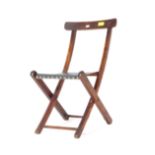 20TH CENTURY WOODEN CHILDREN FOLDING CHAIR