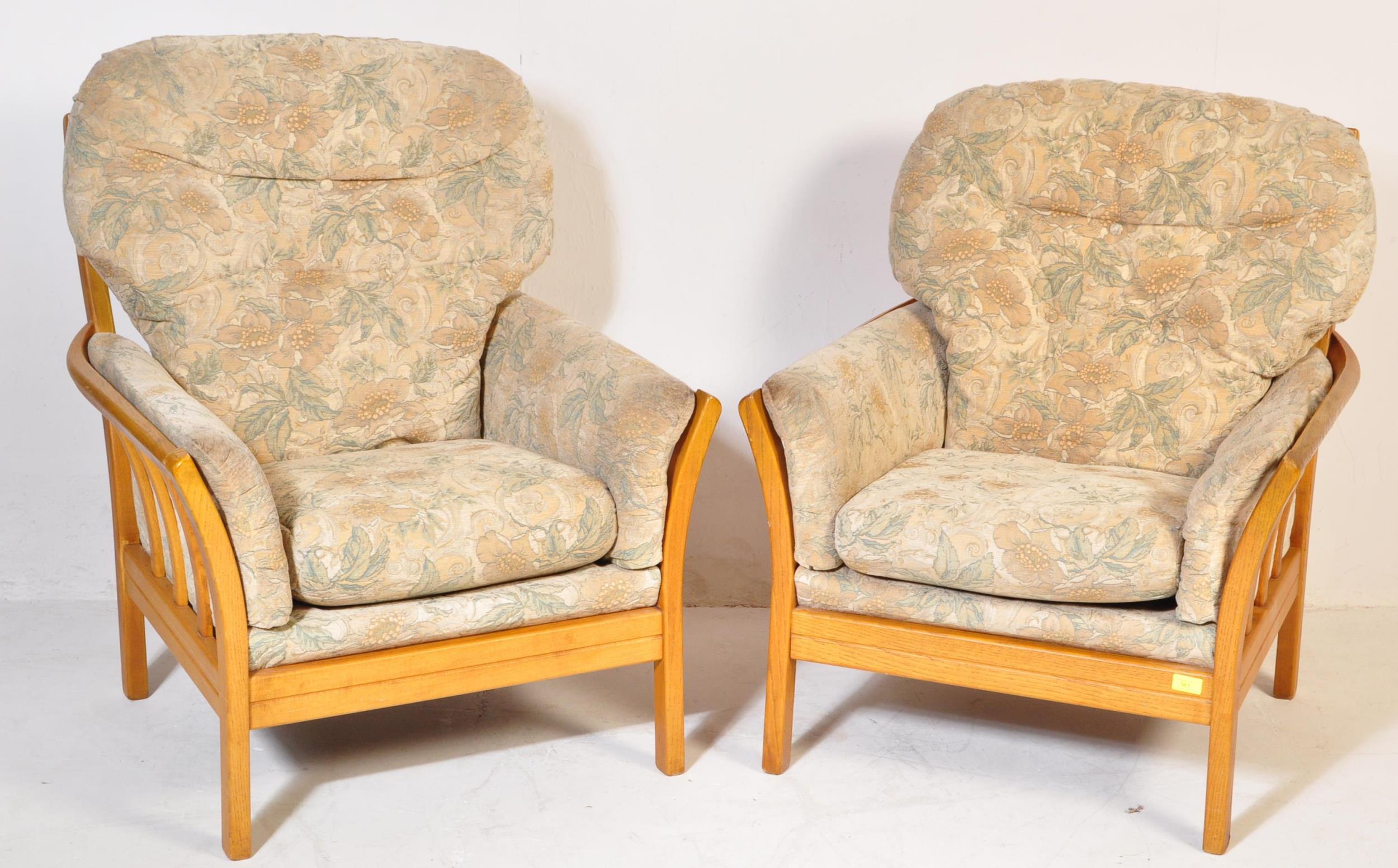 PAIR OF MID CENTURY ERCOL MANNER ARMCHAIRS - Bild 2 aus 6