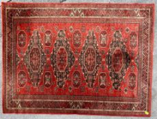 LARGE VINTAGE PERSIAN ISLAMIC FLOOR CARPET RUG