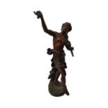 AFTER CHARLES LEVY - COLD PAINTED SPELTER FIGURE